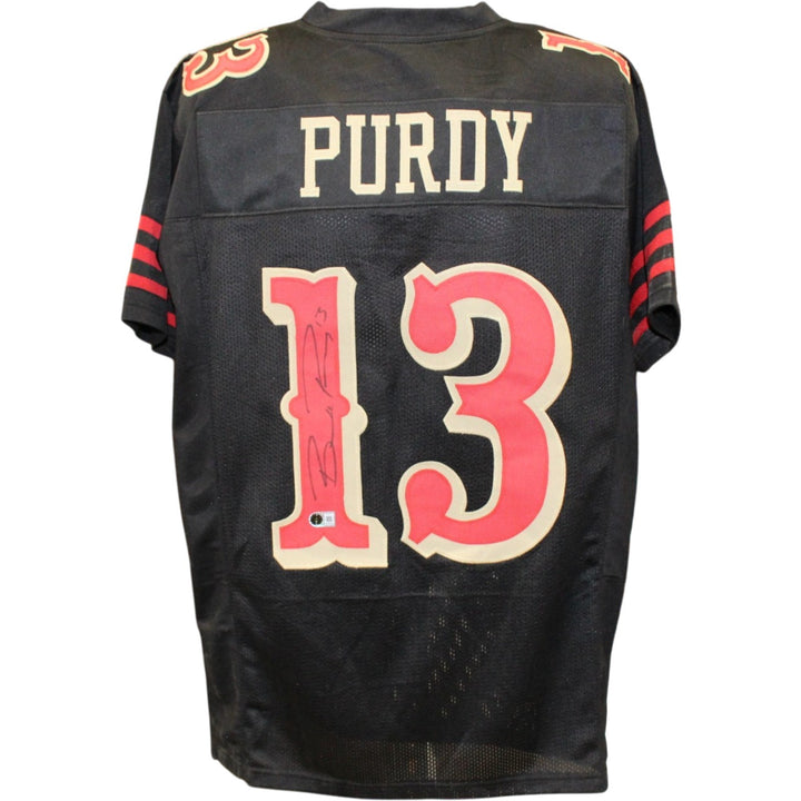 Brock Purdy Autographed Pro Style Rivalries XL Jersey Beckett Witness 56920