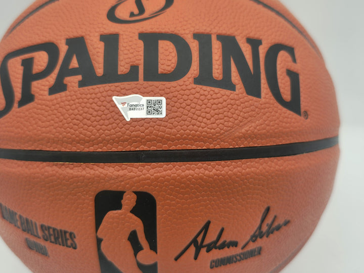 Luka Doncic Auto Official Game Ball Series Basketball Mavericks Logo Fanatics
