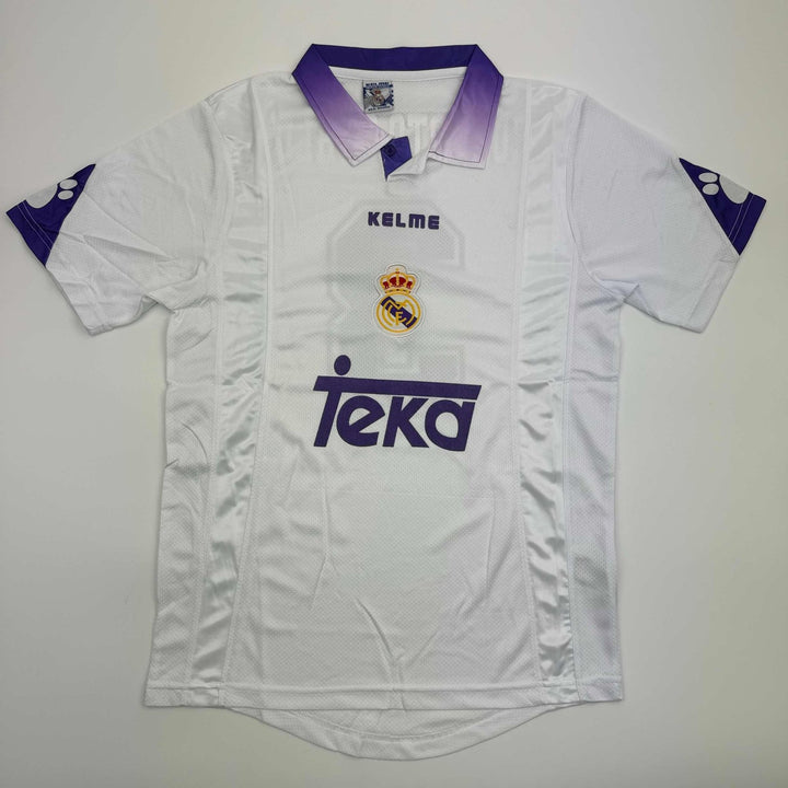 Autographed/Signed Roberto Carlos Real Madrid White Jersey Beckett COA