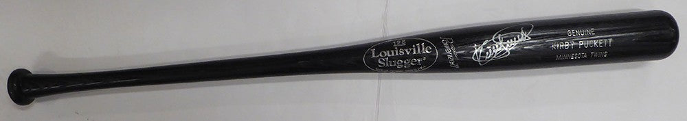 Kirby Puckett Signed L Slugger Game Model Bat Minnesota Twins JSA