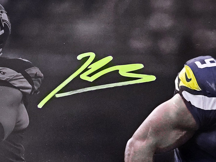 Kenneth Walker III Signed 16x20 Photo Seattle Seahawks Spotlight Beckett Witness