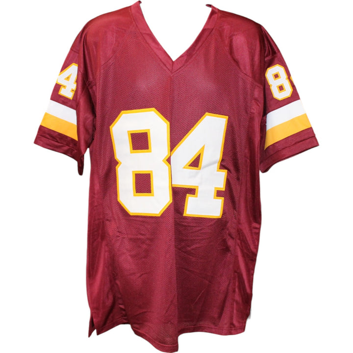 Gary Clark Autographed/Signed Pro Style Red XL Jersey Beckett Witness 51842