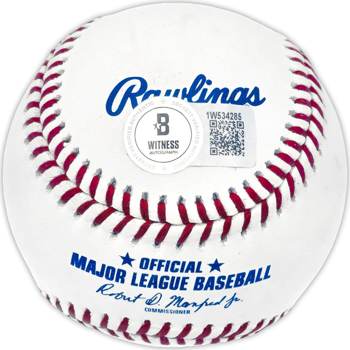 Charlie Sheen Auto MLB Baseball Major League Ricky Wild Thing Vaughn Beckett Wit