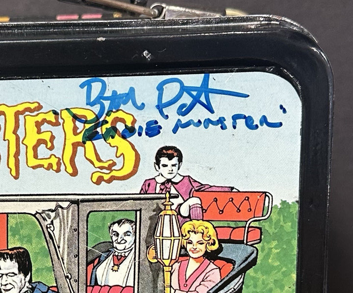 The Munsters Signed Kayro 1965 Lunchbox Pat Priest Butch Patrick Barris Auto Psa