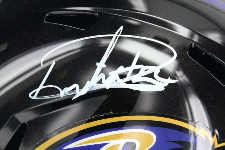 Derrick Henry Autographed Baltimore Ravens Full Size Speed Helmet BAS COA Signed