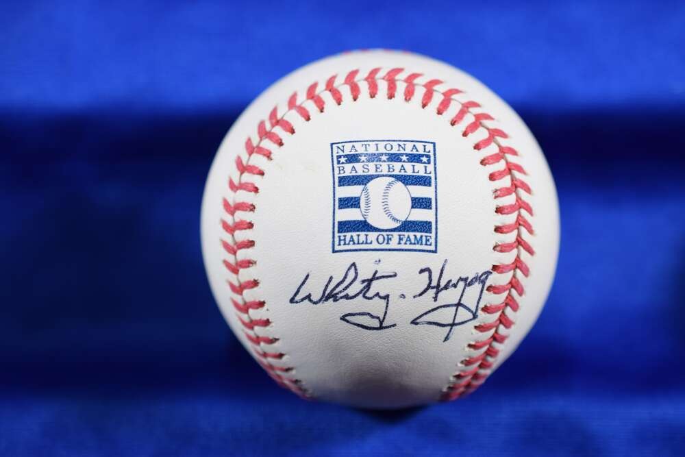 Whitey Herzog PSA DNA Autograph Major League OML Signed Baseball Cardinals