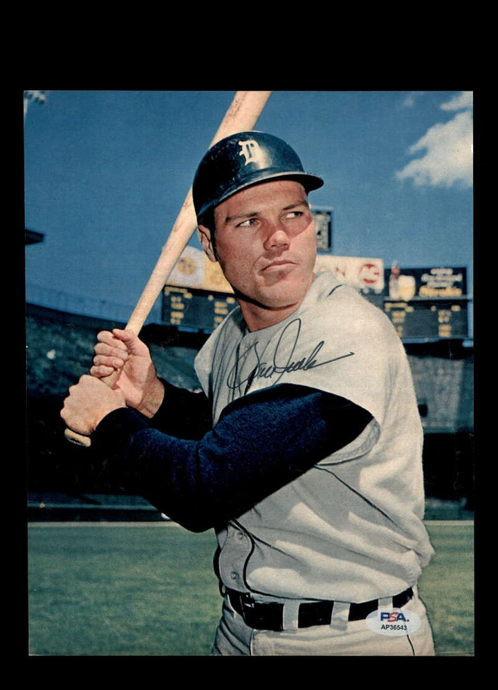 Bill Freehan PSA DNA Autograph Vintage 8x10 Photo Signed Tigers