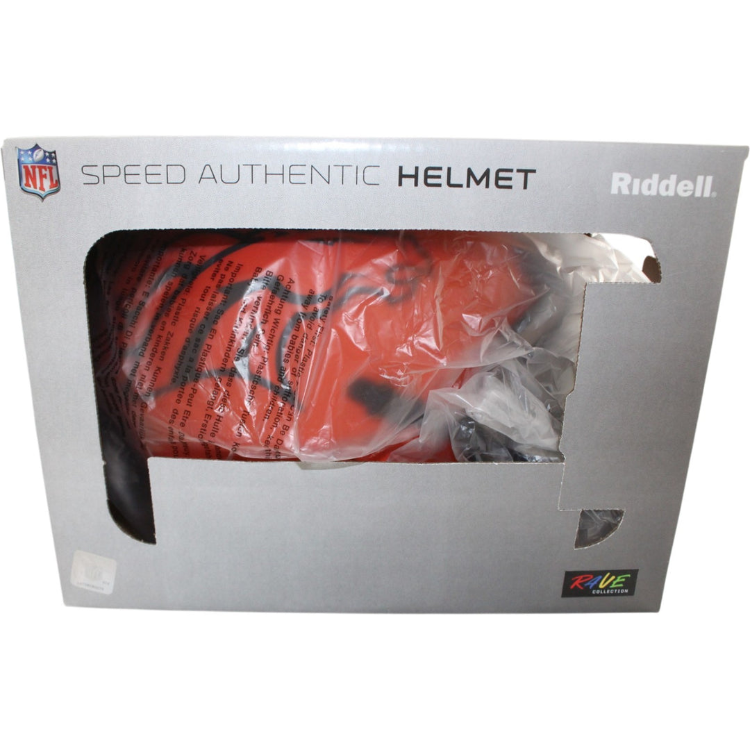 John Elway Autographed Denver Broncos Pro Rave Helmet Beckett Witness 55252