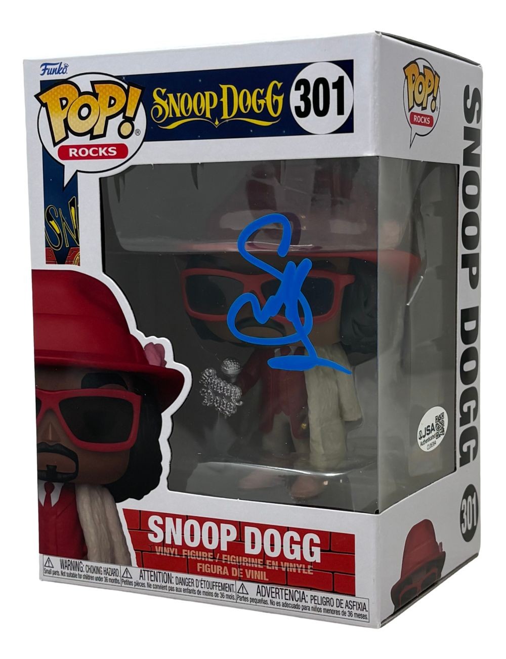 Snoop Dogg Signed Funko Pop #301 JSA QR