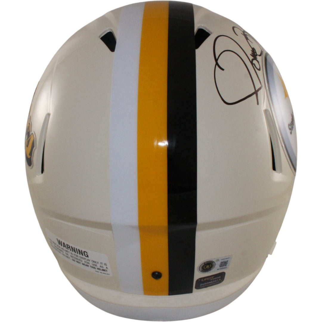 Jerome Bettis Autoographed Pittsburgh Steelers F/S Retro Helmet Beckett W 57529