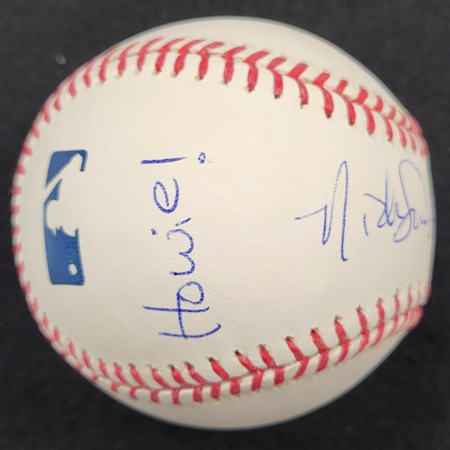 Nick Swardson signed "Howie!" "Walk off HBP" Baseball Benchwarmers autograph JSA