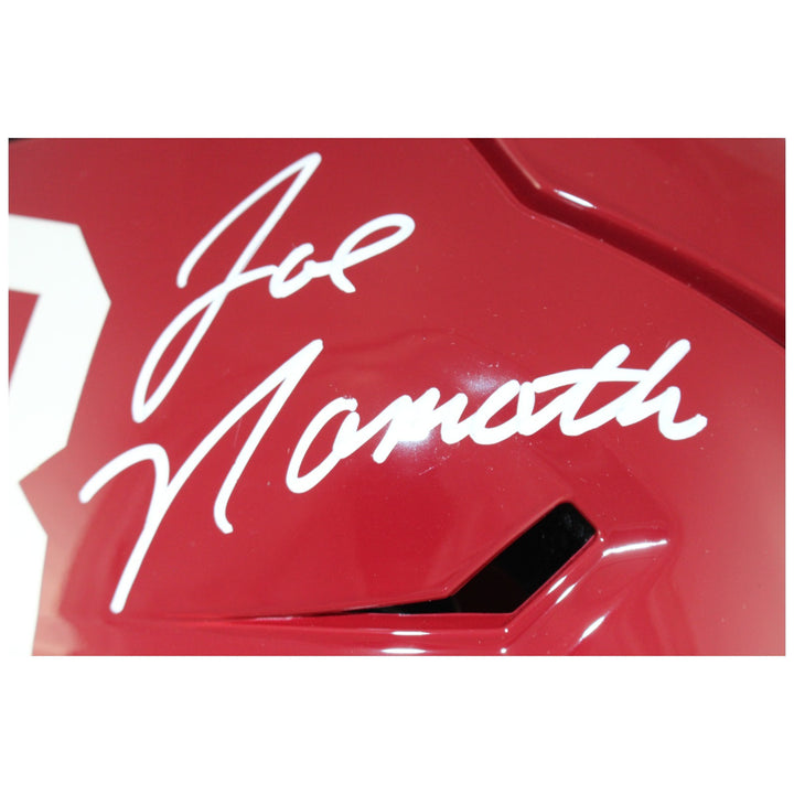 Joe Namath Autographed Alabama Crimson Tide SpeedFlex Helmet Beckett WIT 53374