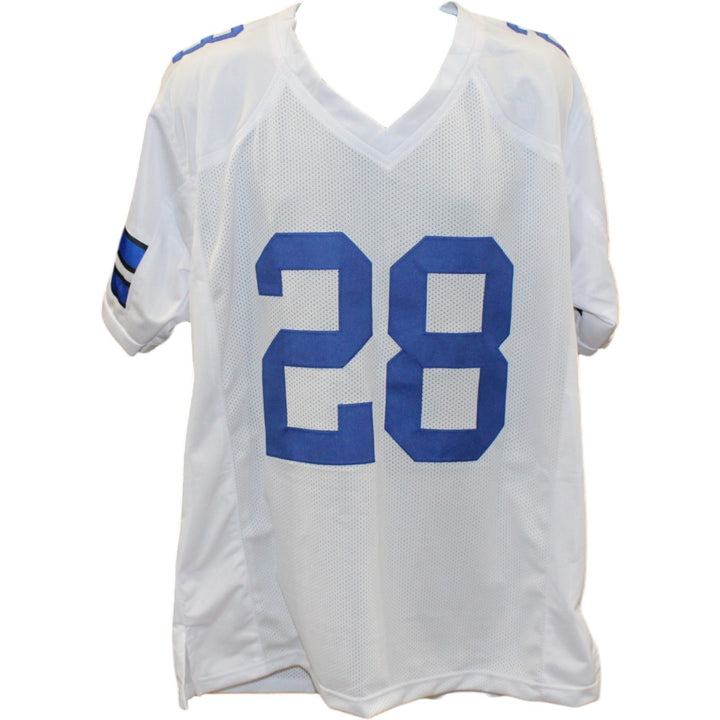 Darren Woodson Autographed/Signed Pro Style Size XL White Jersey JSA 57033