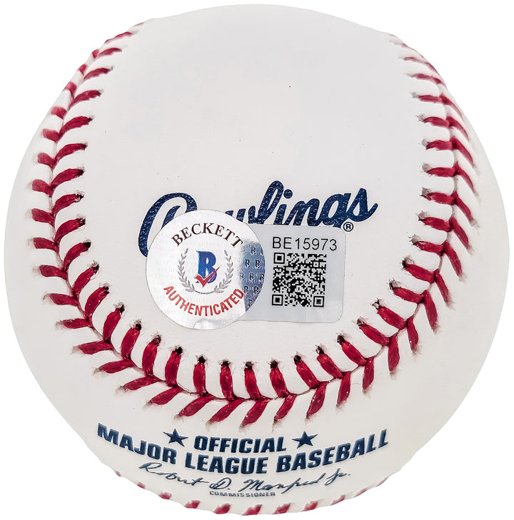 Vladimir Guerrero Sr. Signed MLB Baseball Montreal Expos "HOF 18" Beckett