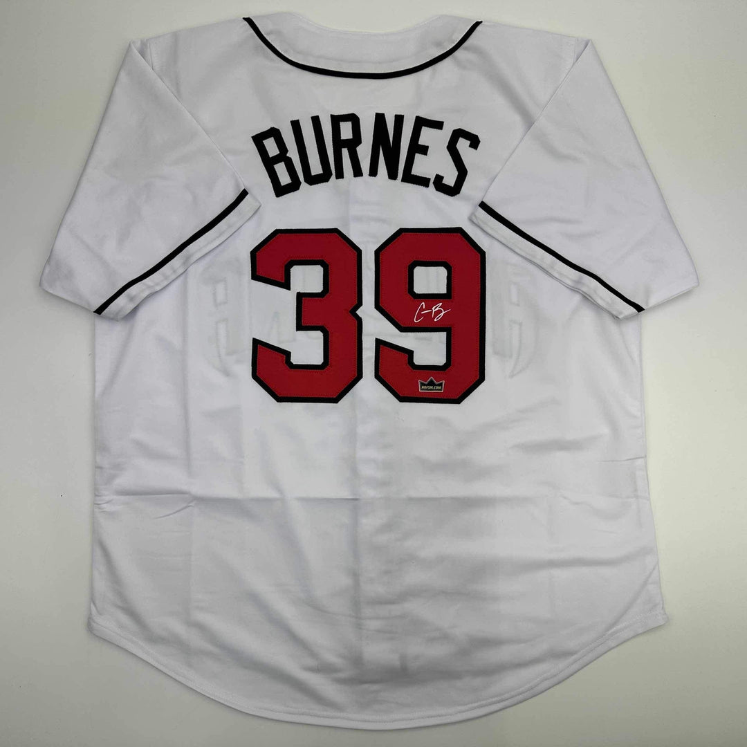 Facsimile Autographed Corbin Burnes Arizona White Reprint Jersey Size Men's XL