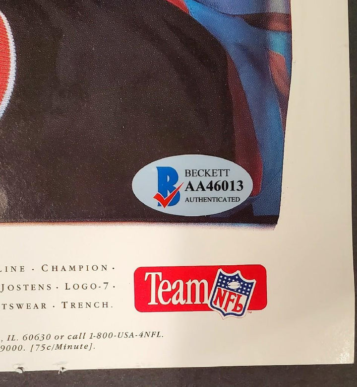 Muhammad Ali autograph signed 8.5x11 magazine page photo ~ Beckett BAS COA LOA