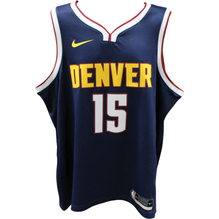 Nikola Jokic Signed Denver Nuggets Nike Navy Jersey MVP JSA 46318