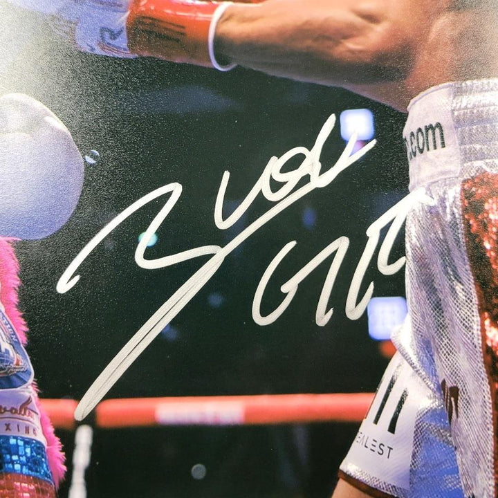 Gilberto Ramirez "Zurdo" signed 11x14 Photo WBO Boxing Champ ~ Beckett BAS COA