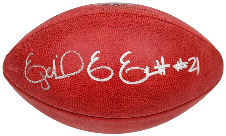 Ezekiel Elliott Signed Official NFL Leather Football Dallas Cowboys Beckett