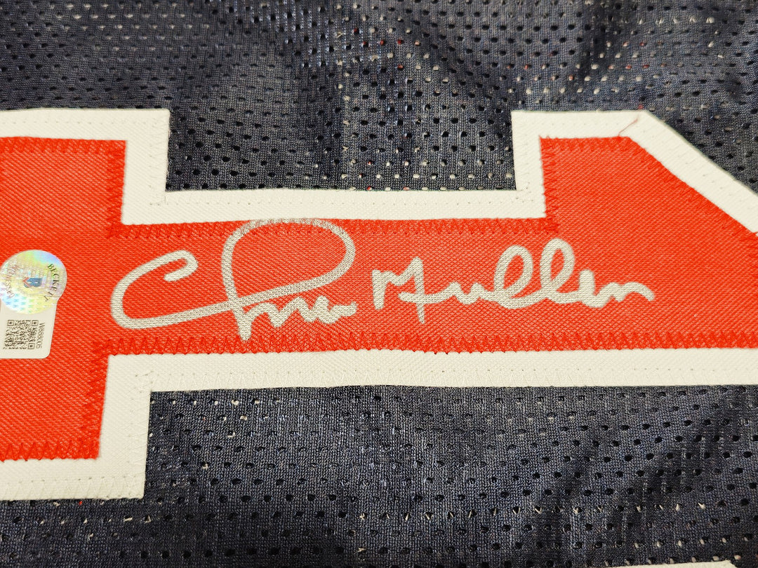 Team USA Chris Mullin Autographed Signed Blue Jersey "Dream Team" Beckett Wit