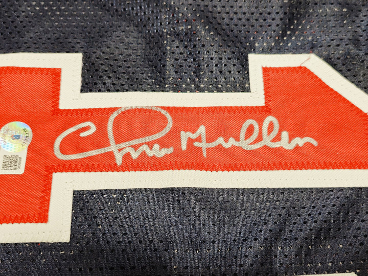 Team USA Chris Mullin Autographed Signed Blue Jersey "Dream Team" Beckett Wit
