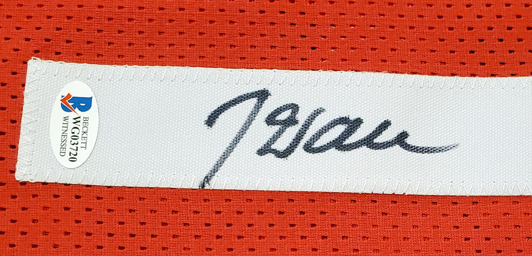 Houston Rockets John Wall Autographed Signed Red Jersey Beckett BAS
