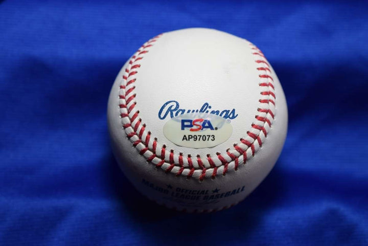 Manny Sarmiento PSA DNA Autograph Major League OML Signed Baseball Reds