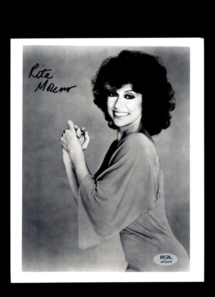 Rita Moreno PSA DNA Coa Signed 8x10 Photo Autograph