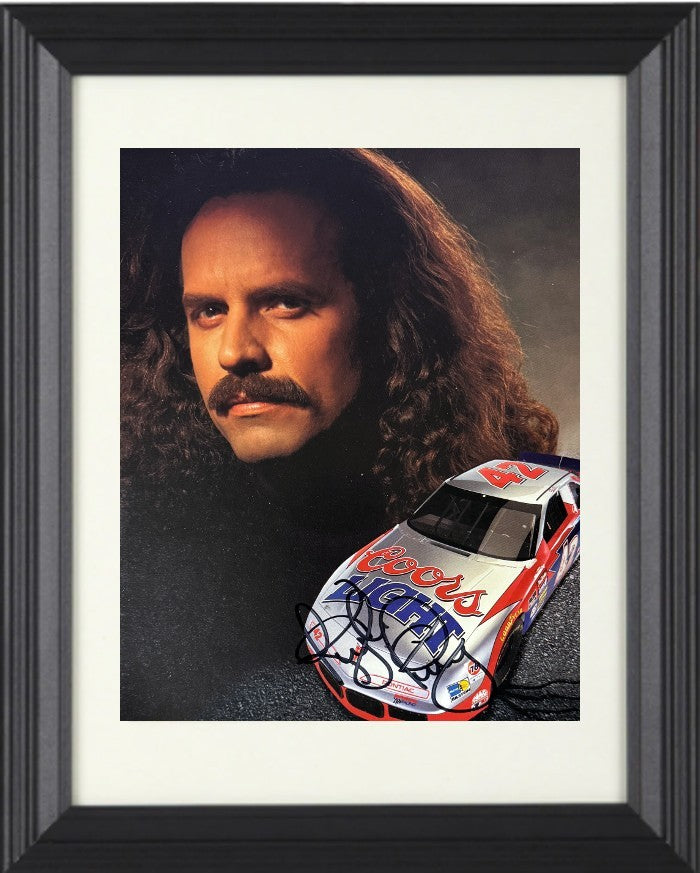 Kyle Petty signed NASCAR Racing Coors Light 8x10 Photo Framed- COA