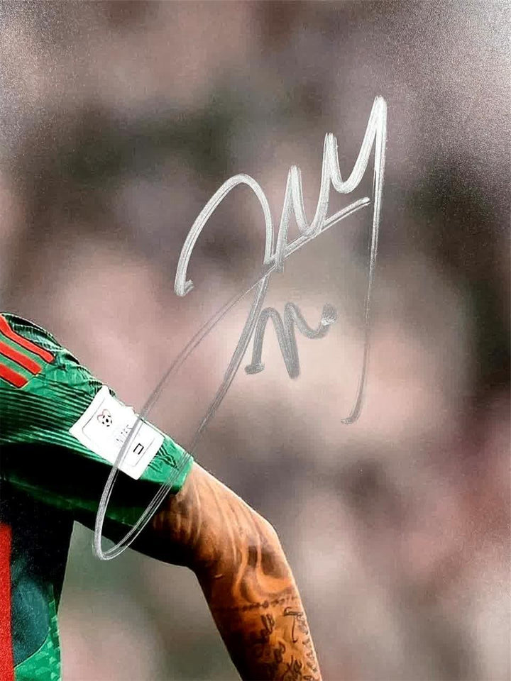 Luis Chavez signed Team Mexico 11x14 photo Pachuca Moscow autograph Beckett BAS