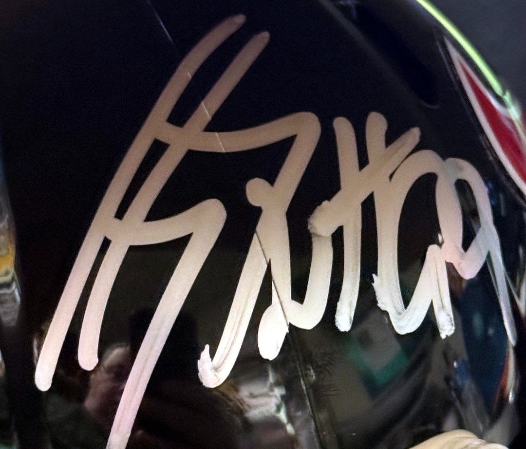 JJ (J.J.) Watt signed Houston Texans Riddell Speed Mini Helmet - Watt Hologram
