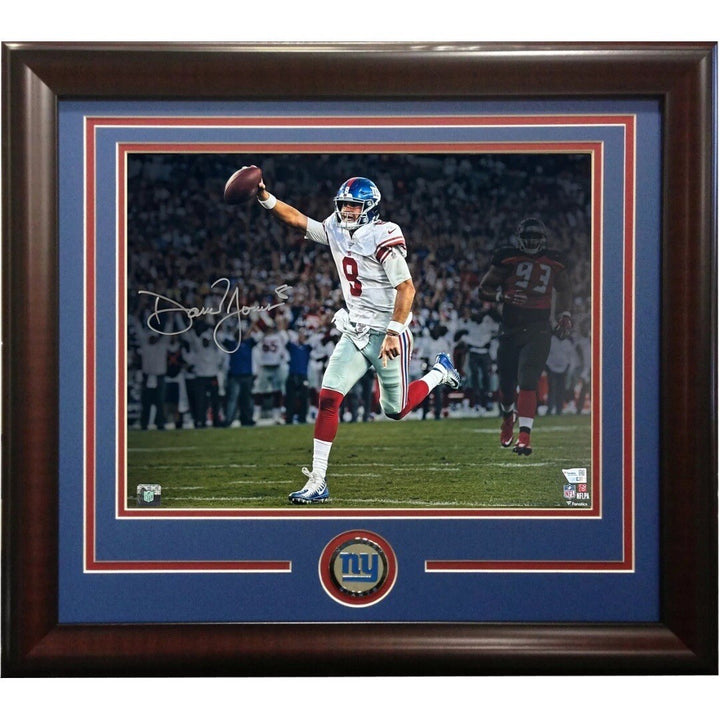 Daniel Jones signed 16x20 photo framed Giants Rookie 1st Td Run Auto Fanatics