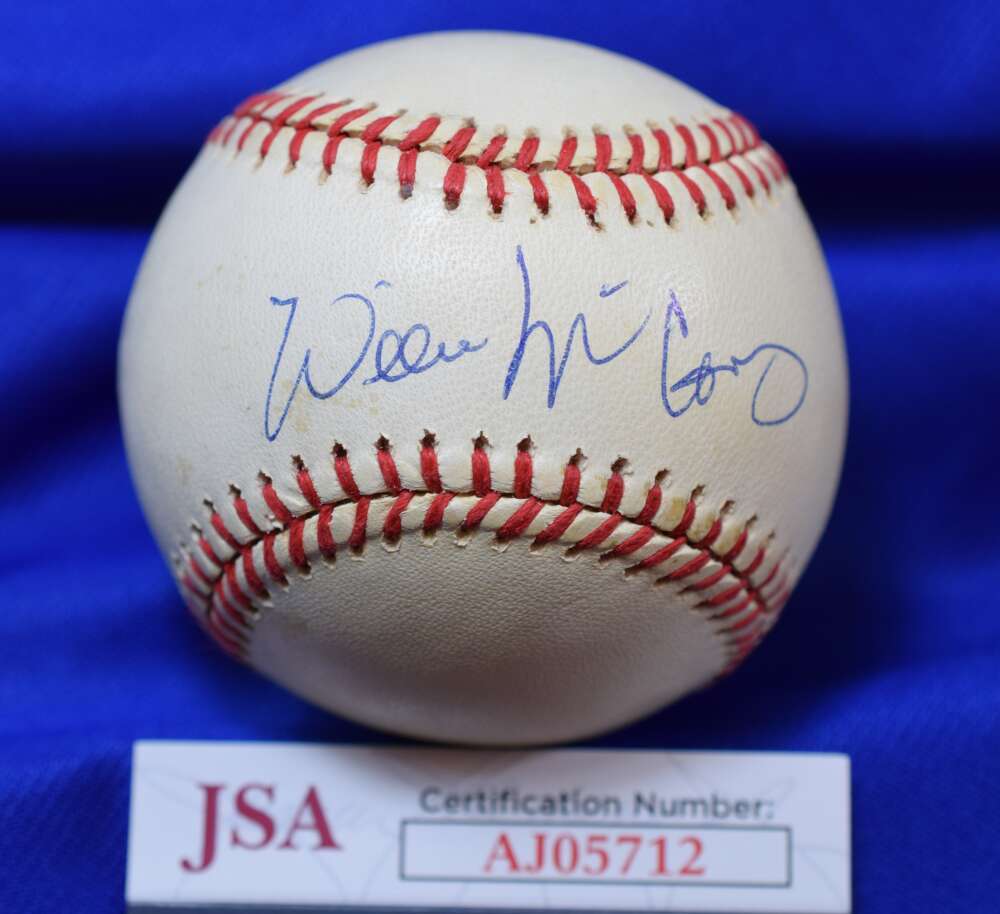 Willie McCovey JSA COA Autograph National League Signed Baseball ONL