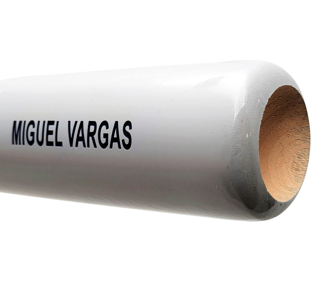Miguel Vargas Auto Gray Rawlings Game Model Bat Dodgers 1st MLB Hit BAS