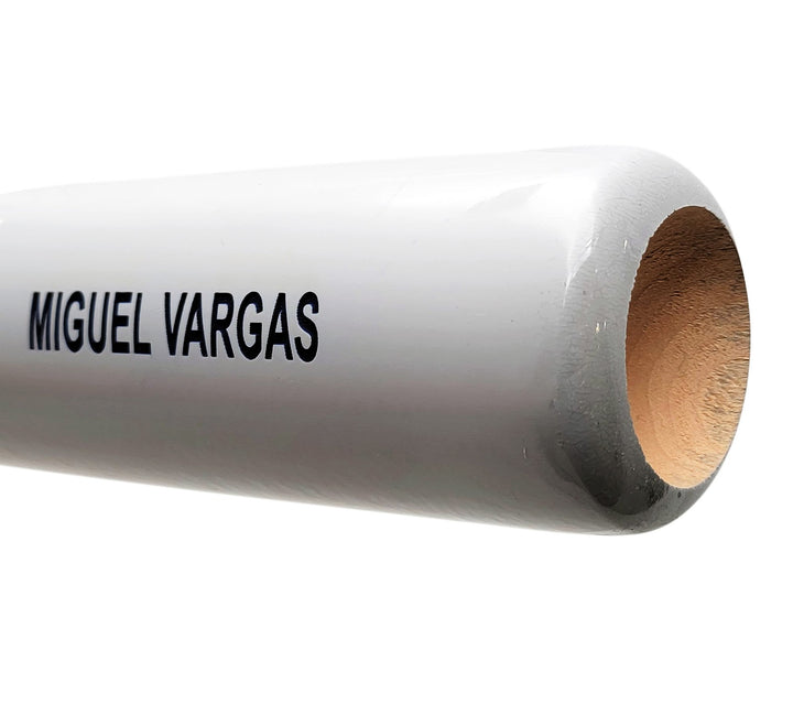 Miguel Vargas Auto Gray Rawlings Game Model Bat Dodgers 1st MLB Hit BAS