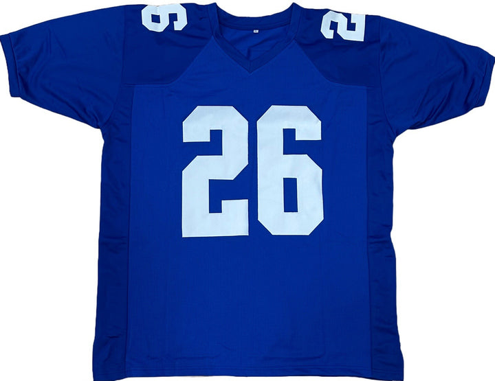 Saquon Barkley Signed NY Giants Jersey Rookie Autograph JSA COA Signature Debut
