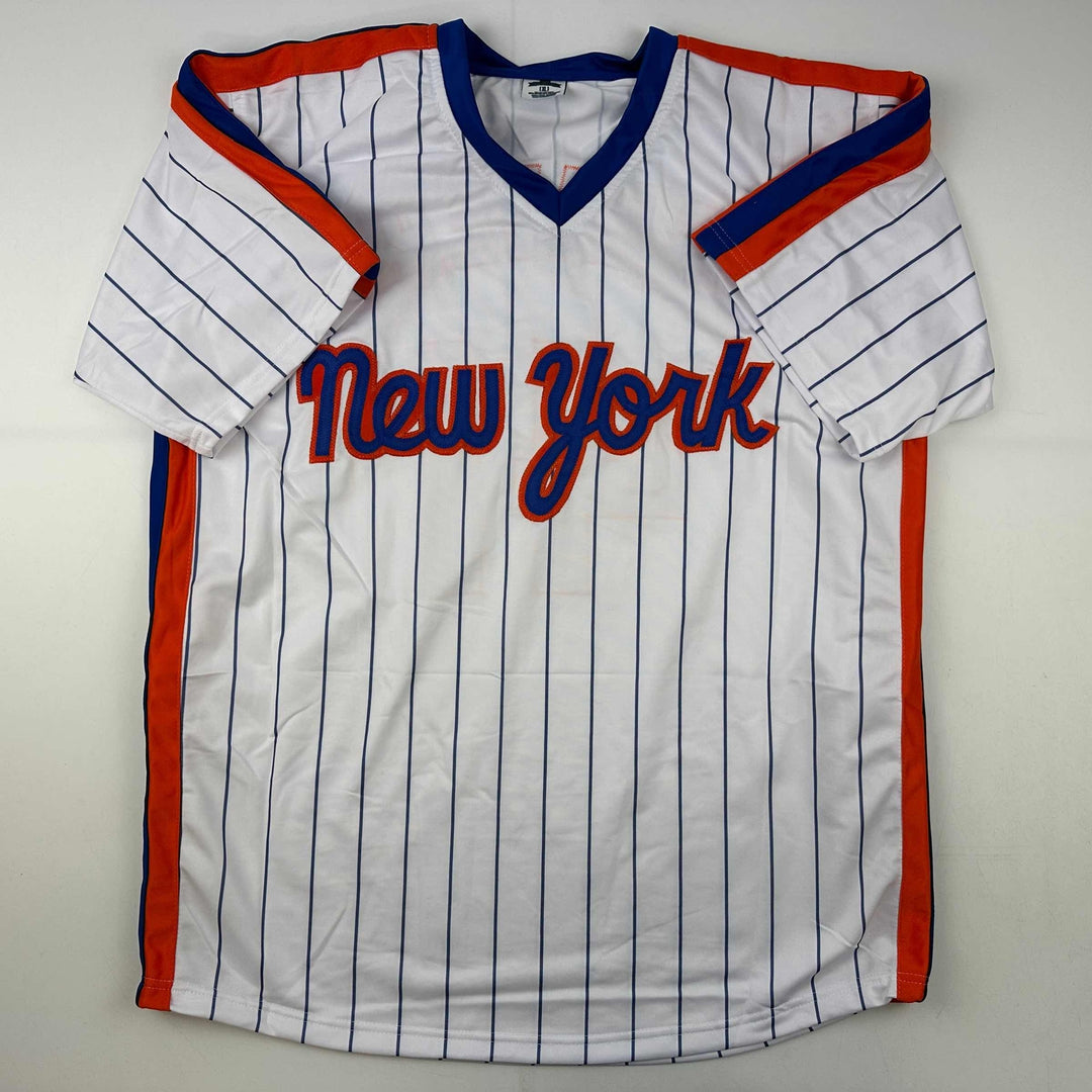 Facsimile Autographed Tom Seaver New York Pinstripe Reprint Jersey Size Men's XL