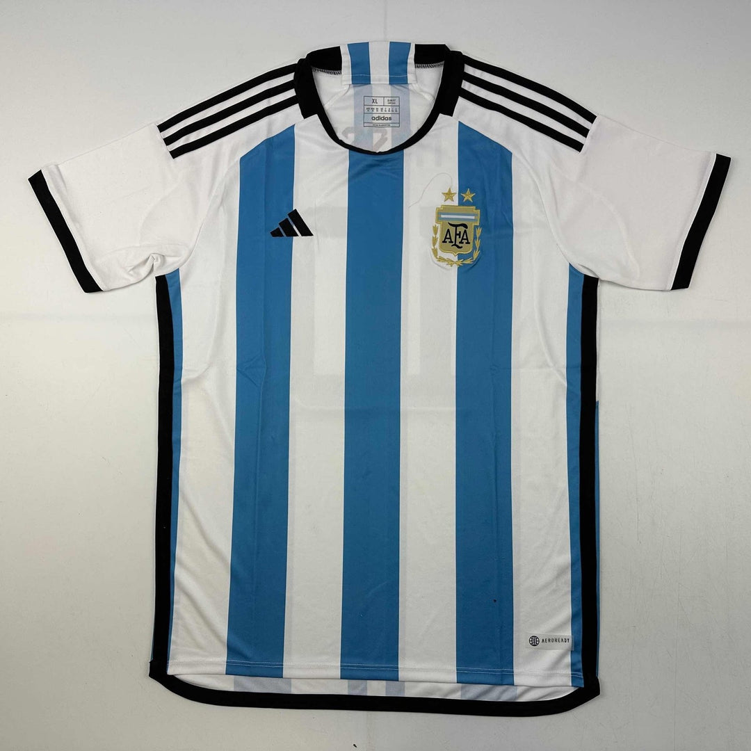 Autographed/Signed Lionel Leo Messi Argentina Jersey Beckett BAS COA