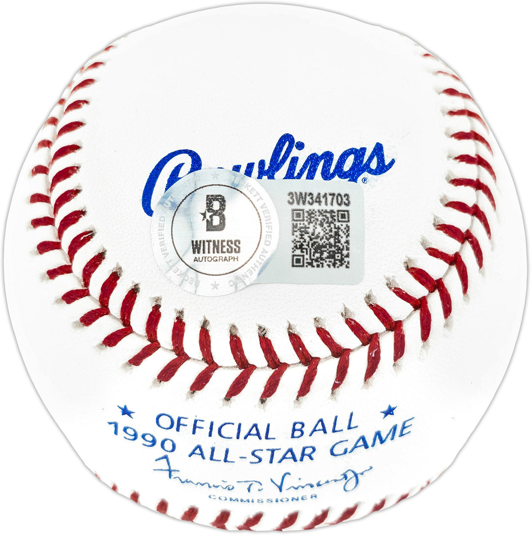 Ken Griffey Jr. Auto Official 1990 ASG Logo Baseball Mariners First ASG Beckett