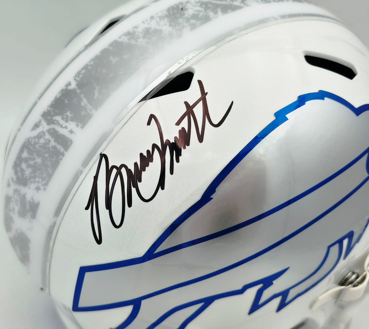 Bruce Smith Signed Bills Rivalries Full Size Speed Helmet BAS Witness