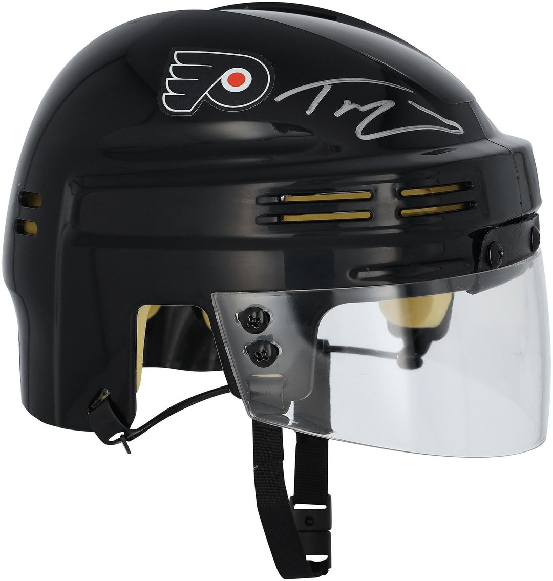 Trevor Zegras Signed Philadelphia Flyers Mini Helmet Fanatics