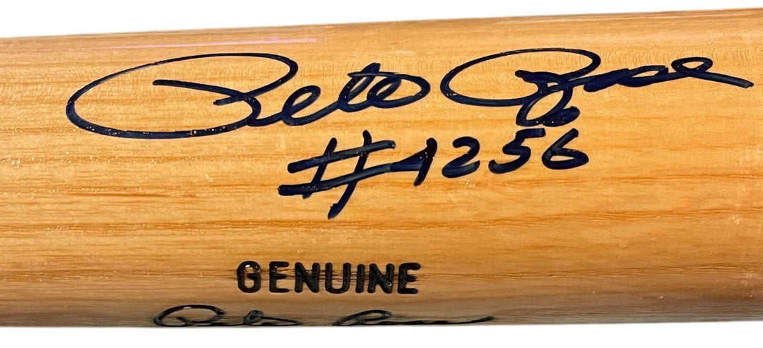Pete Rose Signed Louisville Slugger Eng Player Model 125 Bat 4256- Beckett/Reds