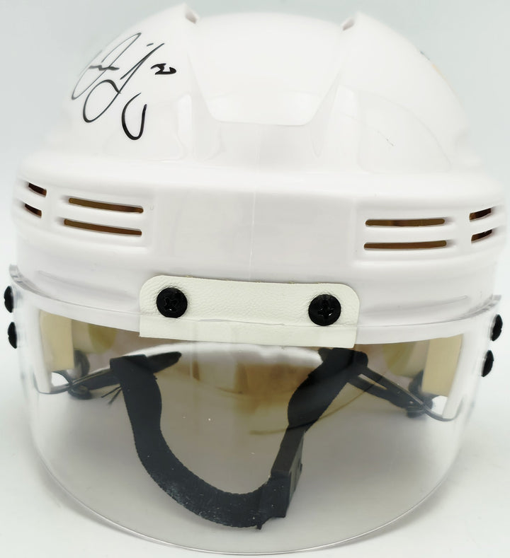 Jaromir Jagr Signed Pittsburgh Penguins White Mini Helmet JSA Witness