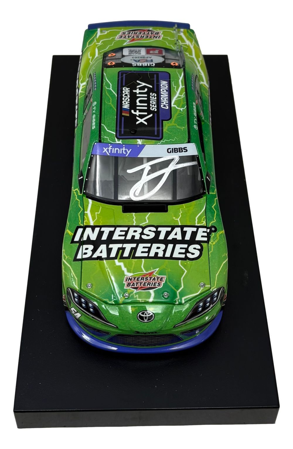 Ty Gibbs Signed 1:24 2022 NASCAR XFinity Series Champion Die-Cast Car PSA/DNA