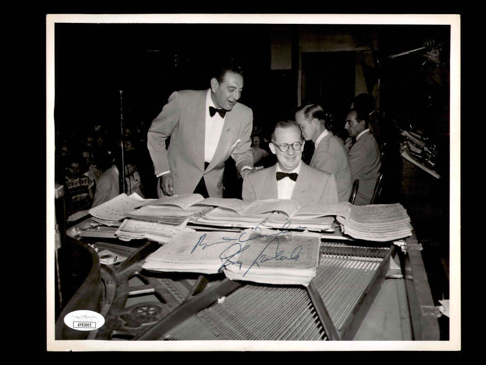 Guy Lombardo JSA Coa Signed 8x10 Photograph Autograph