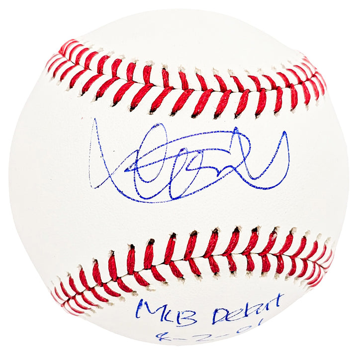 Ichiro Suzuki Signed MLB Baseball Seattle Mariners "MLB Debut 4-2-01" IS Holo