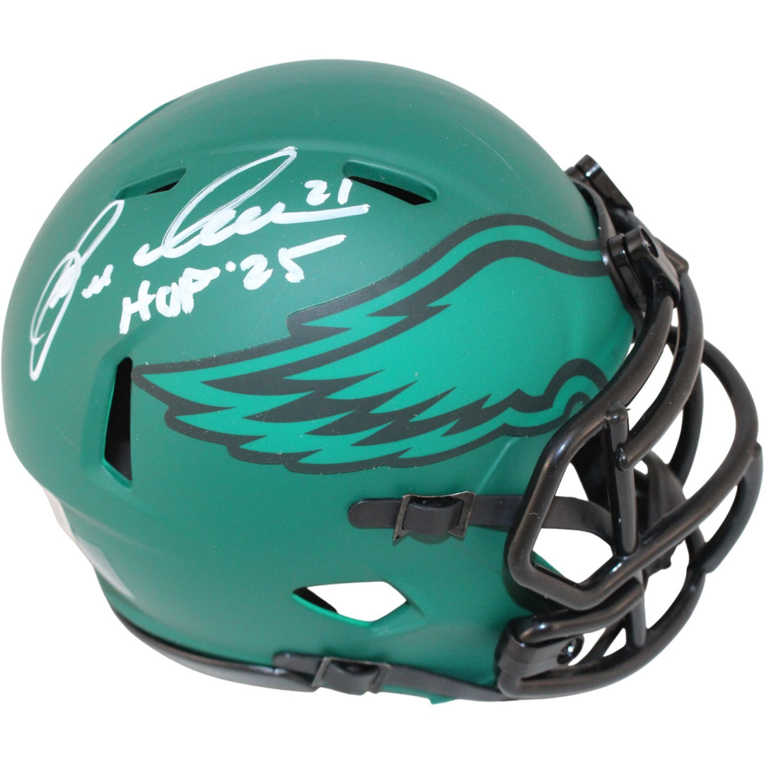 Eric Allen Autographed Philadelphia Eagles Rave Mini Helmet HOF Beckett W 53598