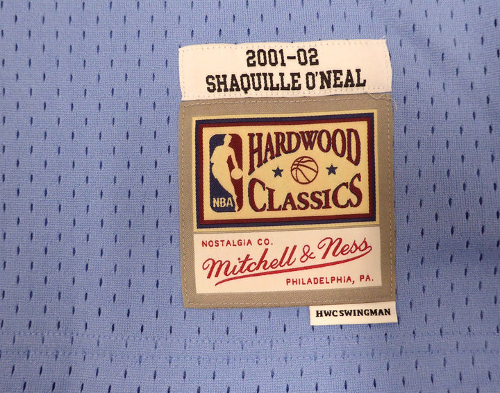 Lakers Shaquille Shaq O'Neal Signed Blue Mitchell & Ness Jersey Beckett #WU13474