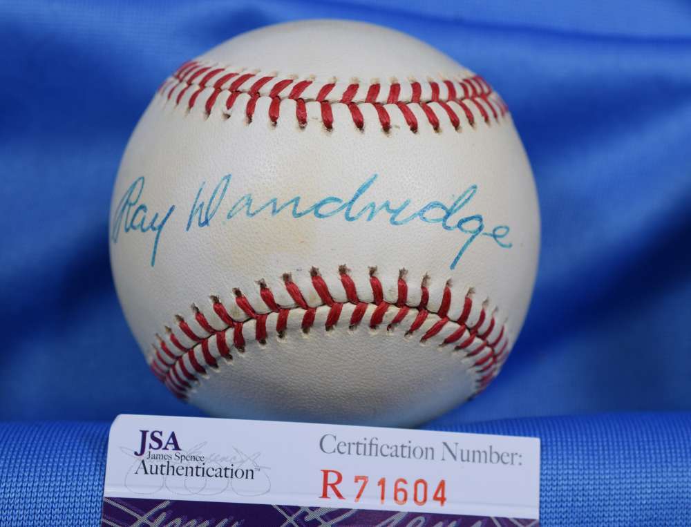 Ray Dandridge Jsa Cert Hand Signed American League Autograph Baseball