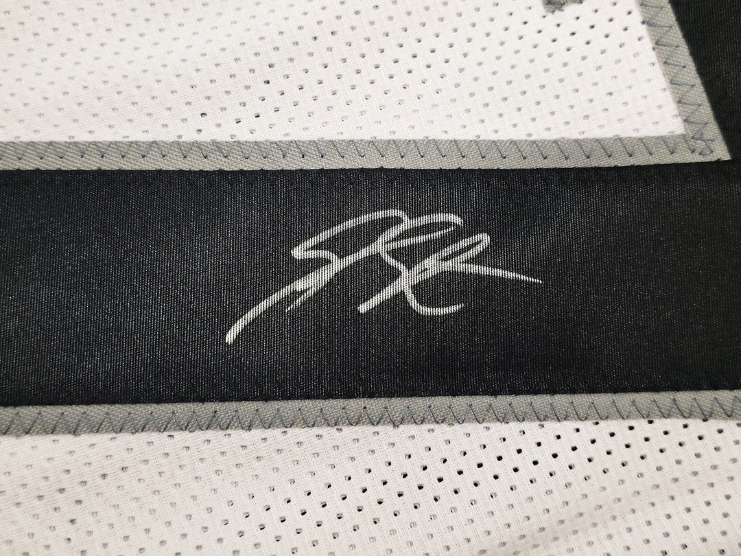 Las Vegas Raiders Geno Smith Signed White Jersey Beckett Witness